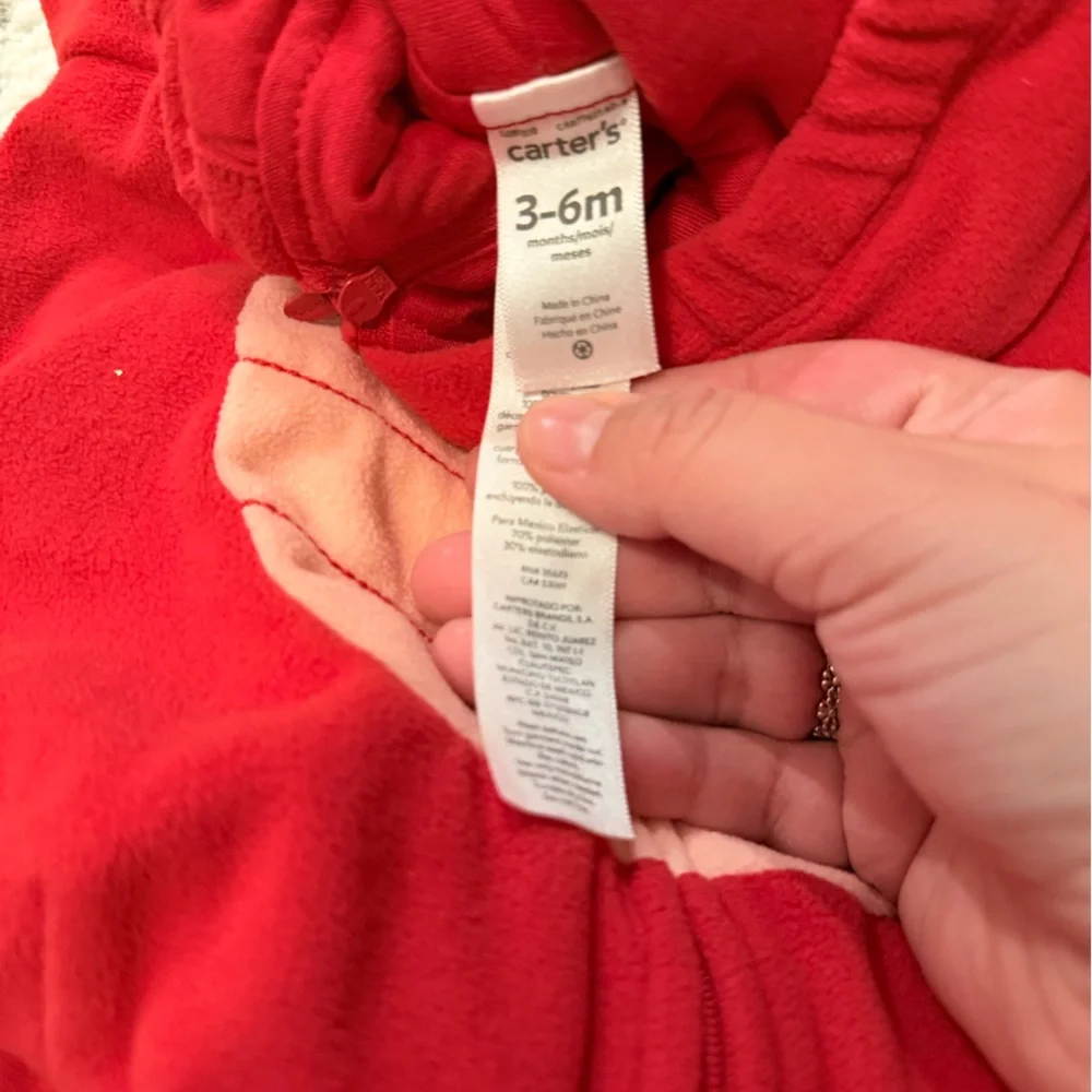 Carter's Red Plush Lobster Baby Costume size 3/6M - Picture 5 of 5